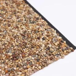 Stenfoder 2 m x 1 m bred För Vattendragsbank Dammfoder Dammfoder Sandfärgad