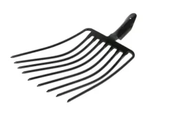 9-stiftsgaffel för koks och stenar, rullad