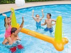 Stor uppblåsbar poolvolleyboll + boll INTEX 56508