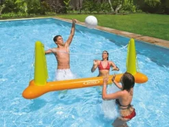 Stor uppblåsbar poolvolleyboll + boll INTEX 56508