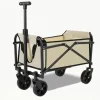 Strand, camping, trädgård, hopfällbar vagn 100 kg, fickor