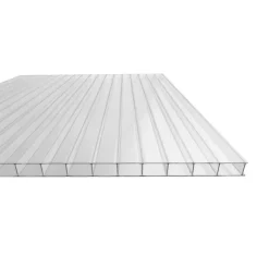 Stycke växthusflerväggsplåt / klar polykarbonat 700x1500mm - 6mm, 2st.