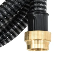 Sugslang med kopplingar mässing svart 1,1