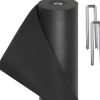 Svart ogräsavvisande fleece ogräsavvisande film 50 m² (1 m x 50 m)