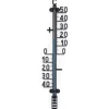 Svart utomhustermometer 41 cm