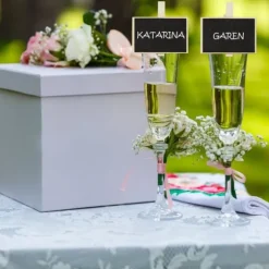 Svarta griffeltavleklämmor, 7x7,5x1,5 cm, Svart