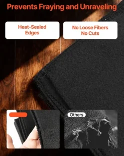 Svetsfilt i kolfiber - Brandskyddsfilt - 101,6 x 101,6 cm - Värmebeständig upp till 982°C - Flamskyddad - 3,5 mm Tjock - Brandsäker isoleringsmatta