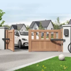 Svänggrindsmotor med cylindrar - AVIDSEN - Teha 411 - 24 V - Upp till 300 kg - 3,5 m