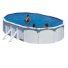 Swim And Fun - Basic Pool Oval 730 x 375 x 120 cm, White