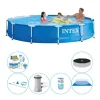 Swimming Pool Combination Deal - Intex metallram Rund 366x76 cm