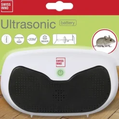 Swissinno Ultrasonic Mobil Skadedjursskrämma Funktionstyp Ultraljud Effektivt område 20 m² 1 st