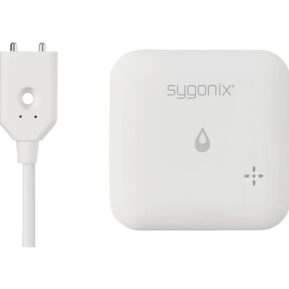 Sygonix SY-6735646 Vattendetektor Med app-styrning, med intern sensor, med extern sensor batteri