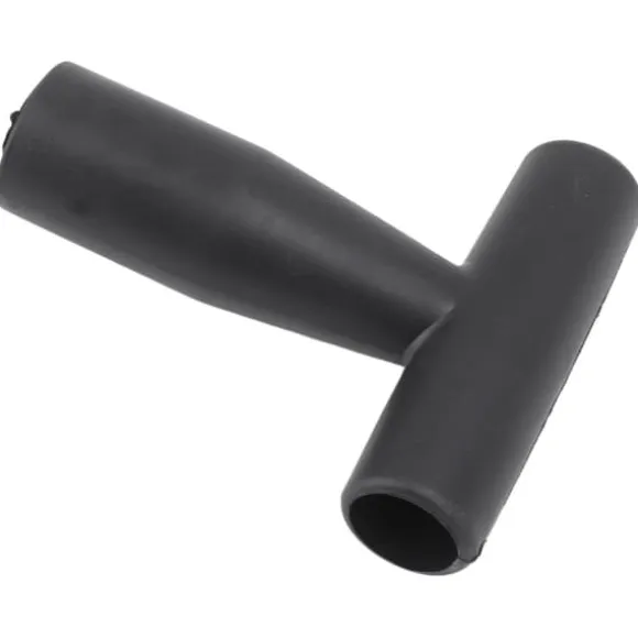 T Grip Spade Handtag Plast Stark Lättvikt Halkfri snöskyffel Handtag 3,4 cm Innerdiameter