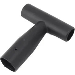 T Grip Spade Handtag Plast Stark Lättvikt Halkfri snöskyffel Handtag 3,4 cm Innerdiameter