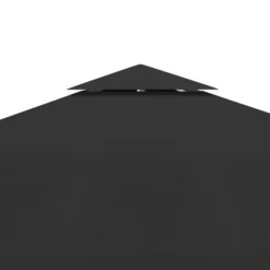 Tak till partytält & lusthus - Living Paviljongtak med ventilering 310 g/m² 3x3 m svart