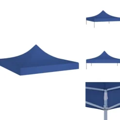 Tak till partytält & lusthus - Living Tak till partytält 2x2 m blå 270 g/m²