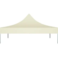 Tak till partytält 2x2 m - UV-beständig reservdel | Färg: Gräddvit | Storlek: 270 g/m²