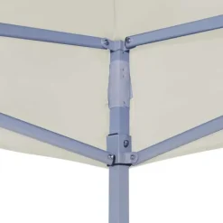 Tak till partytält 2x2 m - UV-beständig reservdel | Färg: Gräddvit | Storlek: 270 g/m²