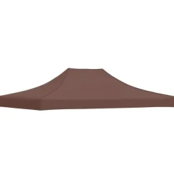 Tak till partytält 4x3 m brun 270 g/m²
