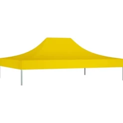 Tak till partytält 4x3 m gul 270 g/m²