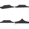 Tak till partytält 6x3 m svart 270 g/m² - Tak Tält - Tak Partytält - Home & Living