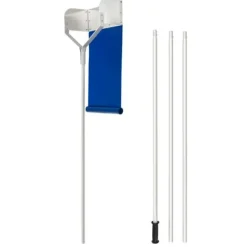 Takkratta, 624x44x23 cm, Silverblå