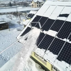 Taksnöskrapa, 193-619x47x22 cm, Silver