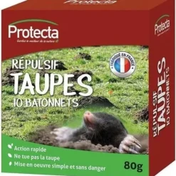 Taupes 10 avskräckande pinnar 80g