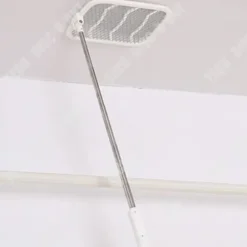 TD® hopfällbar uppladdningsbar elektrisk myggsmällare teleskopisk myggdödande elektrisk cang swatter kraftfullt myggmedel mé