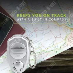 TD® Myggmedel Pest Repellent Armband Elektronisk Nyckelring Ultraljud Trädgård Anti-Crawling Magnetisk Utomhus Antipara