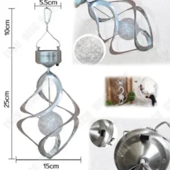 TD® solcellslampa utomhus original trädgård vattentät elbelysning hängande ljus energisparande belysning