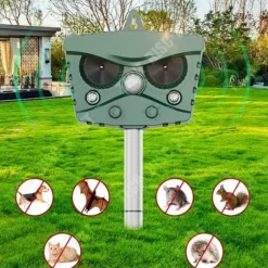 TD® Ultraljudsavvisande medel Vatten- och dammbeständig USB-laddning Soldriven infraröd induktion