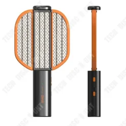 TD USB Elektrisk Myggsmällare Hopfällbar Två-i-ett Bärbar Uppladdningsbar Mute Hushålls elektrisk chock Myggsmällare