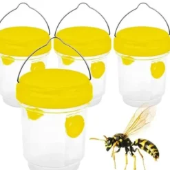 TD® utomhus flugfälla gul grönsaksträdgård bifälla flaska humlefälla flugfälla flaska flugfångare