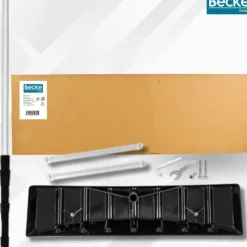 Teleskopskrapa, snöskyffel för taket, aluminium, hopfällbar