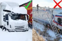 Teleskopskrapa, snöskyffel för taket, aluminium, hopfällbar