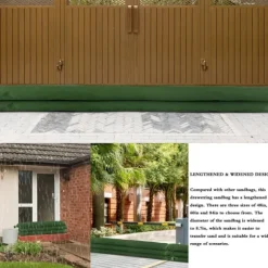 Återanvändbar Canvas Flood Control-sandsäck Flood Control-påse med elastiskt band förlängda sandsäckar med dragsko