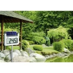 TFA Dostmann Avenue Trädgårdstermometer solcell Silver 30.2026