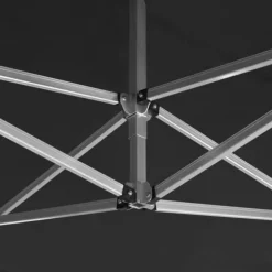 The Living Store Hopfällbart partytält aluminium 4,5x3 m antracit - Partytält & paviljoner