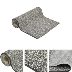 The Living Store Kantmatta grå 400x60 cm - Tillbehör till fontäner & dammar