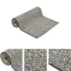 The Living Store Kantmatta grå 500x60 cm - Tillbehör till fontäner & dammar