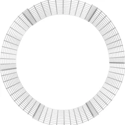 The Living Store Kompost Ø100x100 cm galvaniserat stål - Komposterare