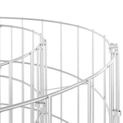 The Living Store Kompost Ø100x50 cm galvaniserat stål - Komposterare