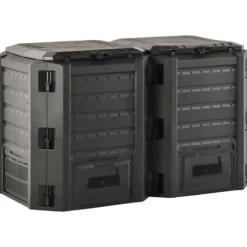 The Living Store Kompostlåda svart 800 L - Komposterare