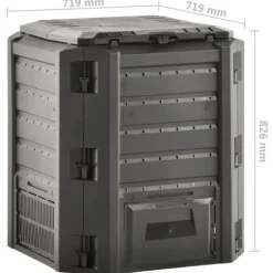 The Living Store Kompostlåda svart 380 L - Komposterare