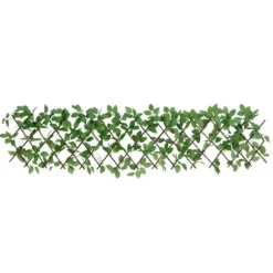 The Living Store Konstväxt murgröna spaljé expanderbar grön 180x30 cm - Staket