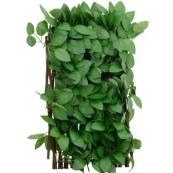 The Living Store Konstväxt murgröna spaljé expanderbar 5 st grön 180x30 cm - Staket