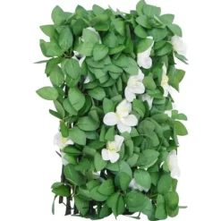 The Living Store Konstväxt murgröna spaljé expanderbar grön 180x30 cm - Staket