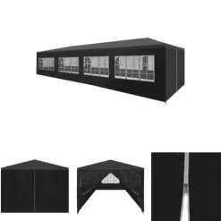 The Living Store Partytält antracit 3x12 m - Partytält & paviljoner