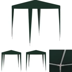 The Living Store Partytält 2x2 m grön - Partytält & paviljoner